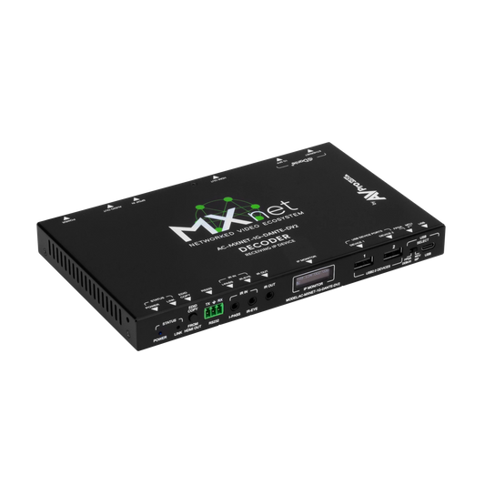 AVPro Edge AC-MXNET-1G-DANTE-DV2 - MXnet 1G Evolution II Decoder with Dante