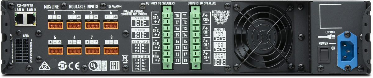 QSC CX-Q 8K8 - Network Amplifiers