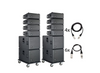 DAS Audio EVENT 8x26A/4x115A PA system bundle with speakers and cables