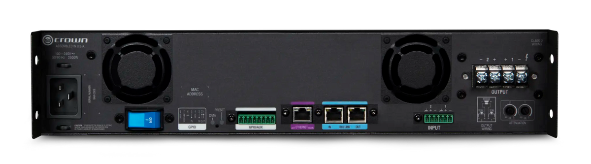 Crown DCi 2|2400N - Open Architechure