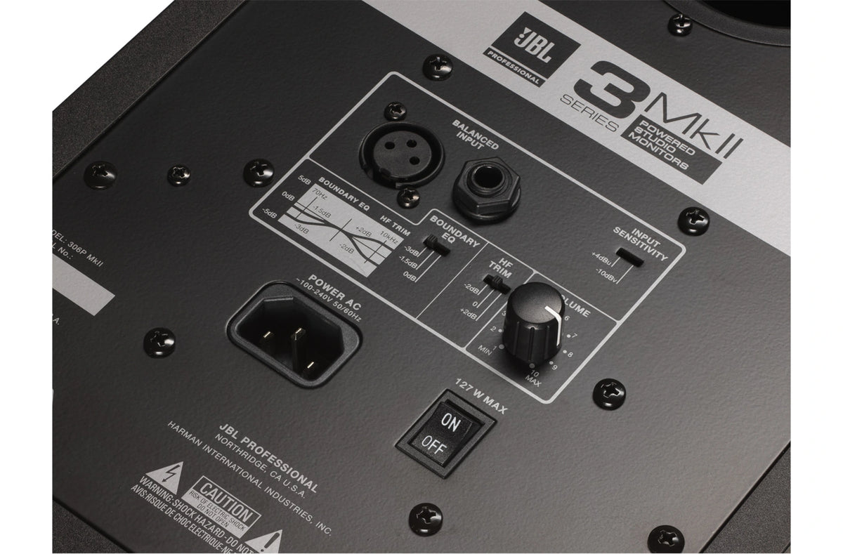 JBL 306PMKII Powered Studio 6" Two-Way Studio Monitor