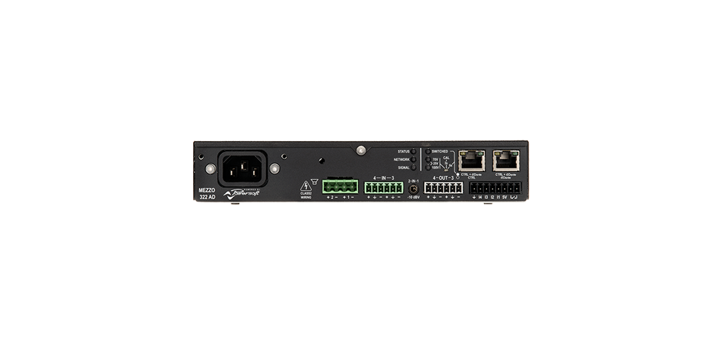 Powersoft MEZZO 322 AD - Open Architechure