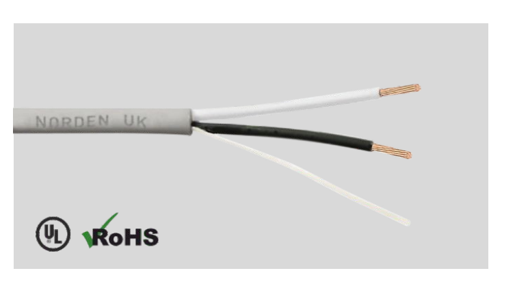 Norden 82-12102163 - WE OFFER: 2 Core 16 AWG Speaker Cable PE (Roll Length : 305)(MOQ-35 Rolls)