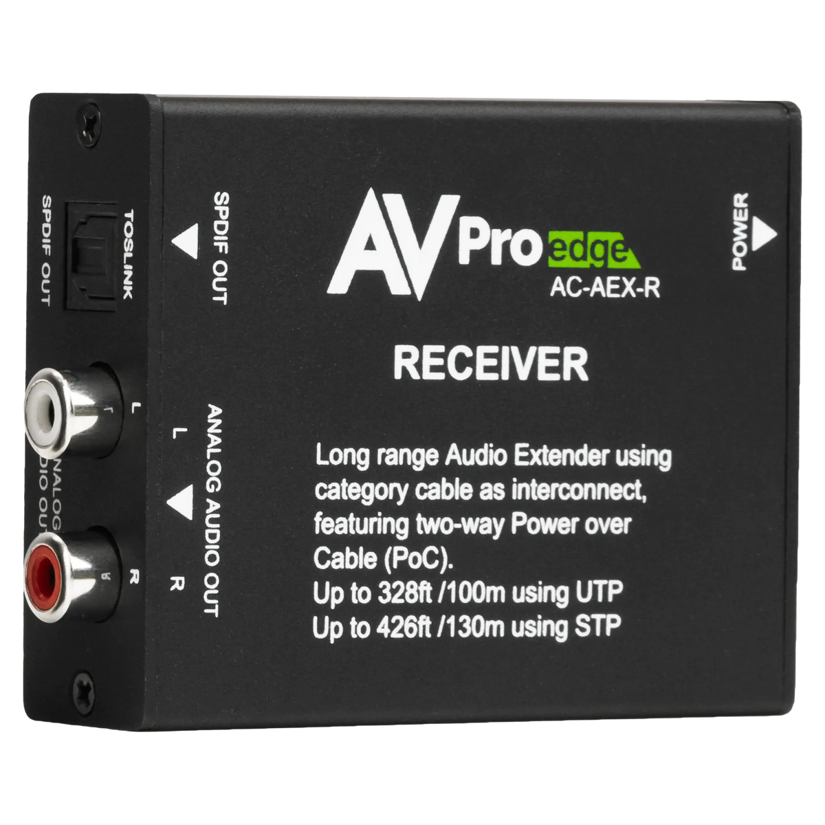 AVPro Edge AC-AEX-R - 100M Uncompressed Audio Receiver