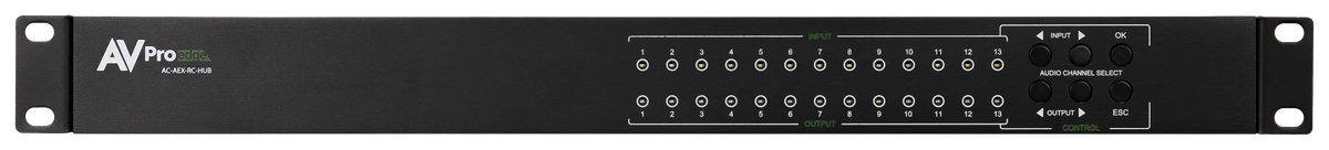 AVPro Edge AC-AEX-RC-HUB - 12x12 Audio-Only Matrix Switching Aggregation Hub