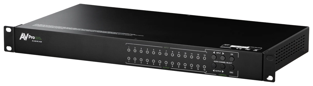 AVPro Edge AC-AEX-RC-HUB - 12x12 Audio-Only Matrix Switching Aggregation Hub
