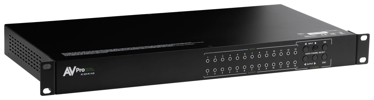 AVPro Edge AC-AEX-RC-HUB - 12x12 Audio-Only Matrix Switching Aggregation Hub