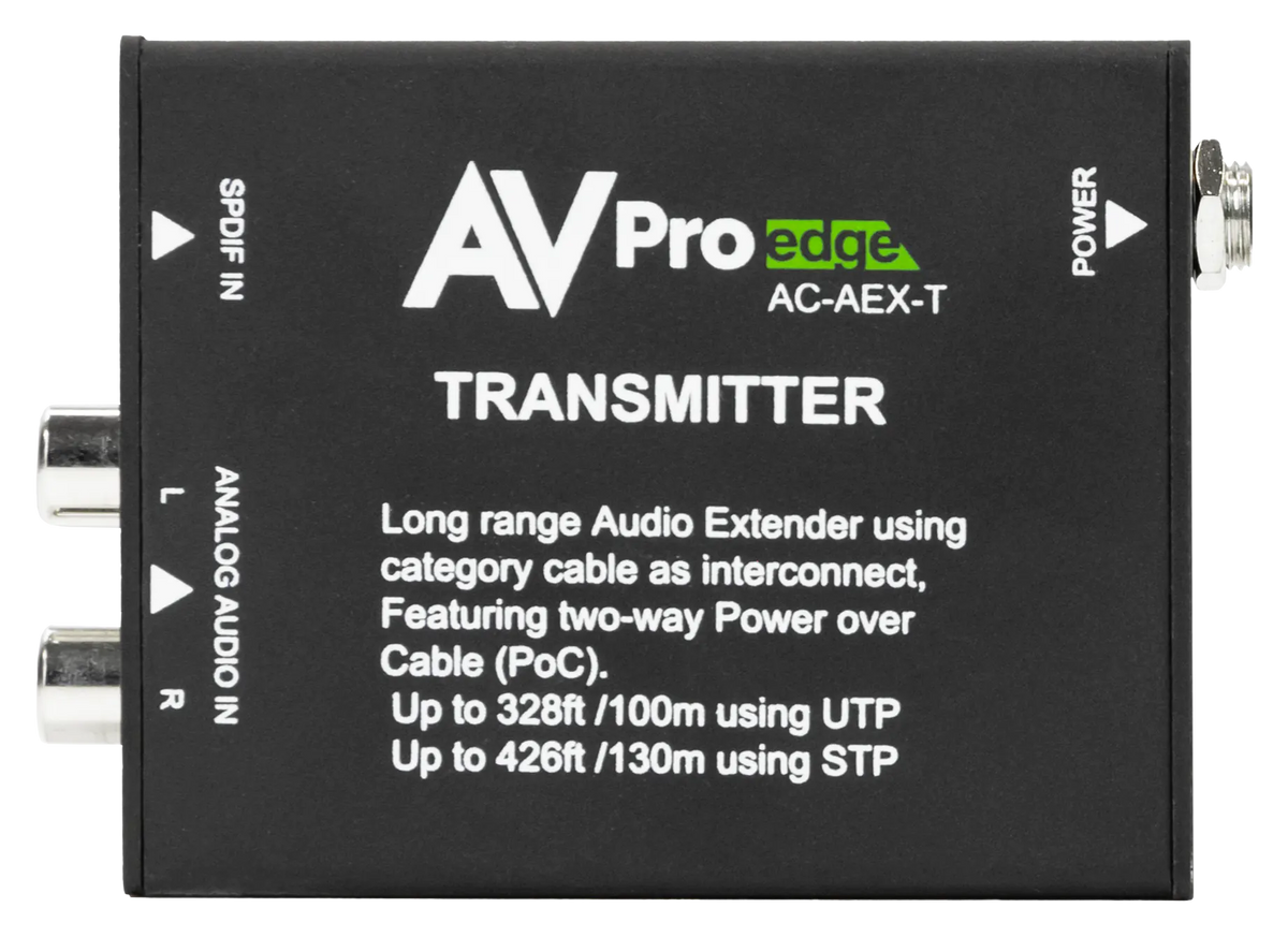 AVPro Edge AC-AEX-T - 100M Uncompressed Audio Transmitter