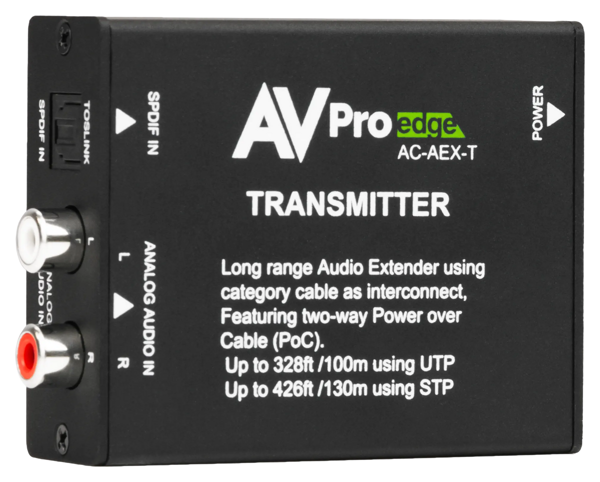 AVPro Edge AC-AEX-T - 100M Uncompressed Audio Transmitter
