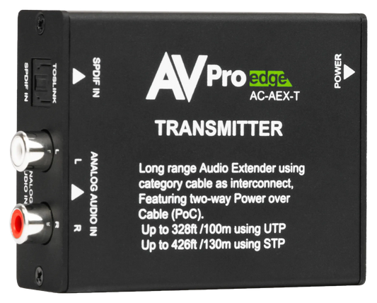 AVPro Edge AC-AEX-T - 100M Uncompressed Audio Transmitter