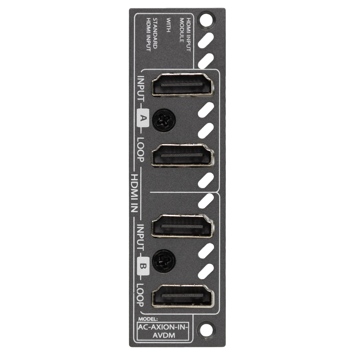 AVPro Edge AC-AXION-IN-AVDM -  AXION Dual HDMI Input Card with Downmixing