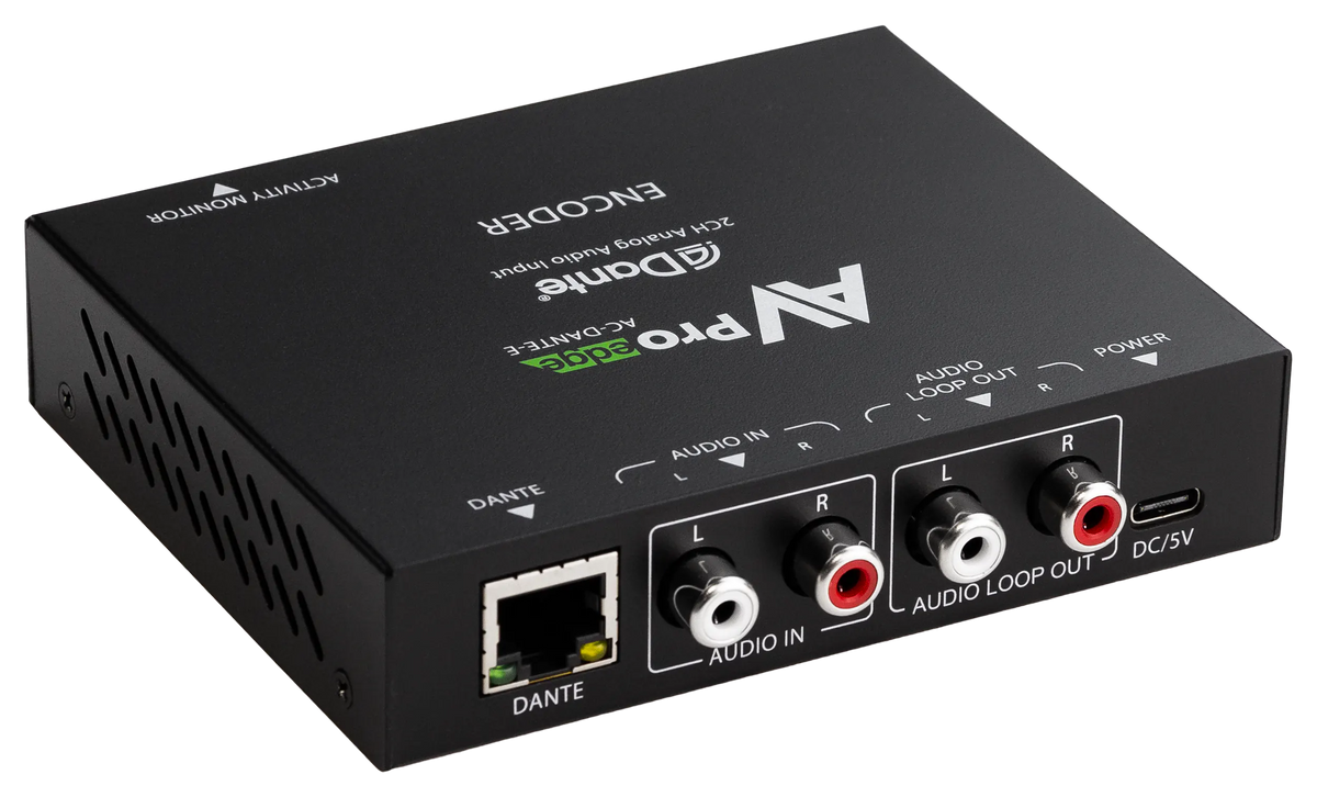 AVPro Edge AC-DANTE-E - 2CH Dante Encoder
