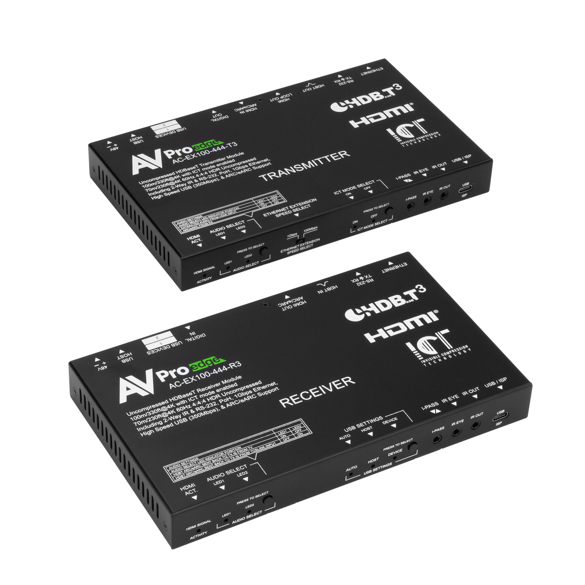 AC-EX100-444-KIT ( HDBaseT 3.0 ) - 100M 18Gbps HDBaseT Extender