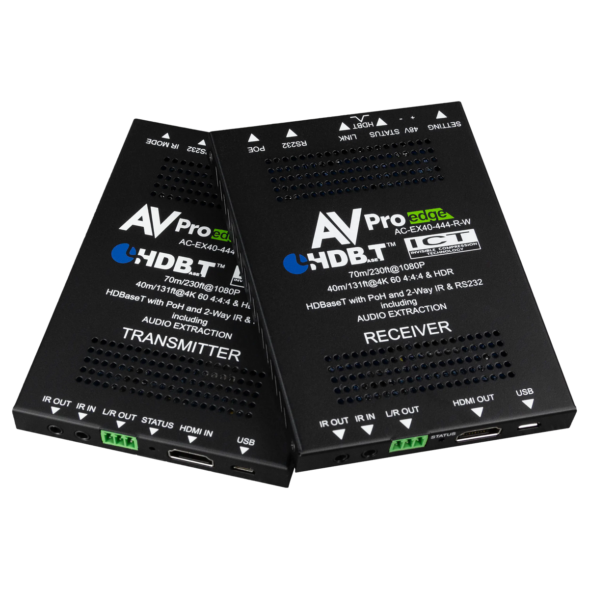 AC-EX40-444-KIT-W - 40M 18Gbps Weatherproof HDBaseT Extender kit