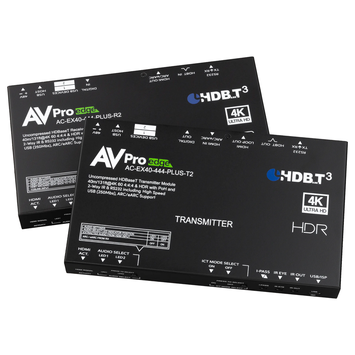 AC-EX40-444-PLUS-KIT ( HDBaseT 3.0 ) - 40M 18Gbps HDBaseT Extender with USB Extension