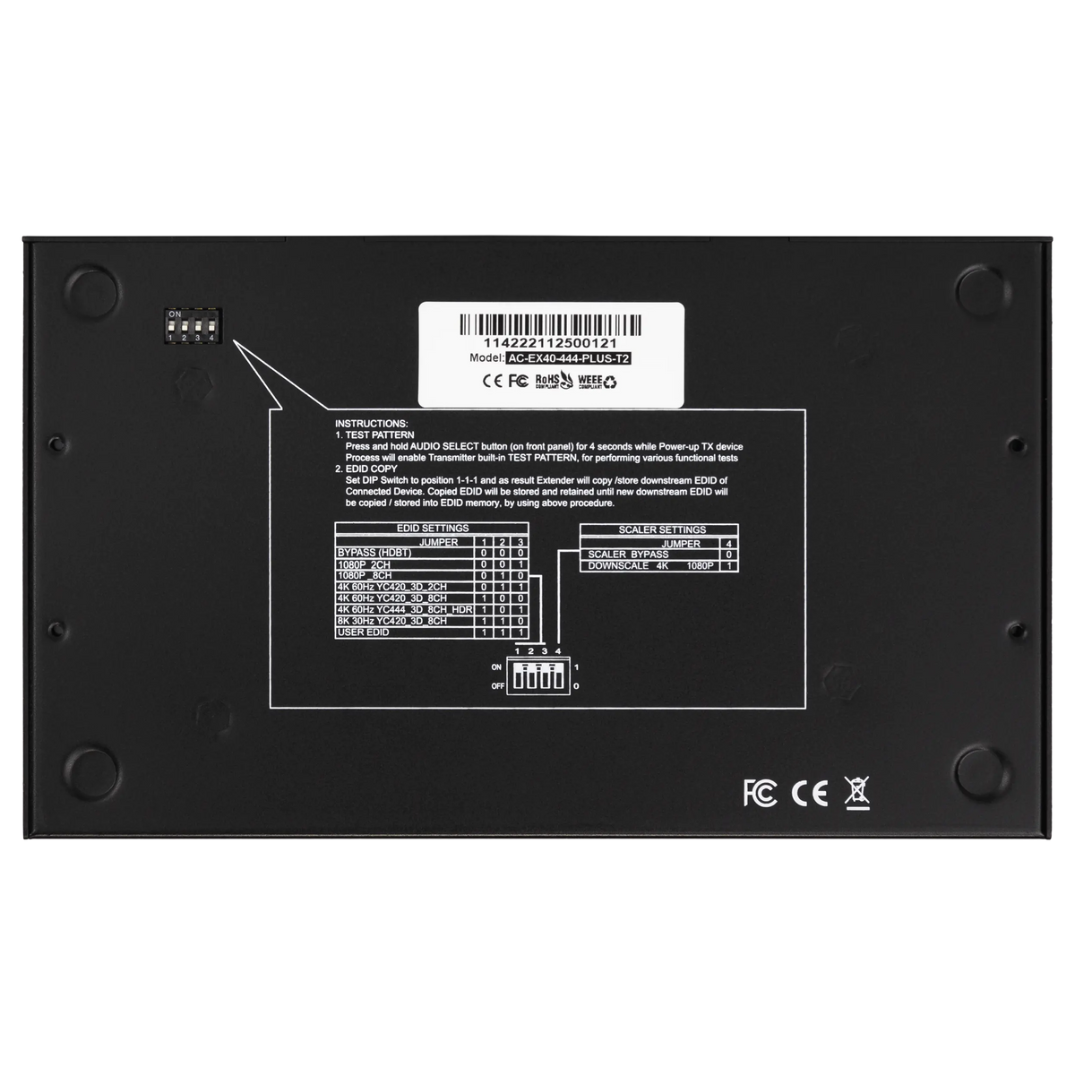 AC-EX40-444-PLUS-KIT ( HDBaseT 3.0 ) - 40M 18Gbps HDBaseT Extender with USB Extension
