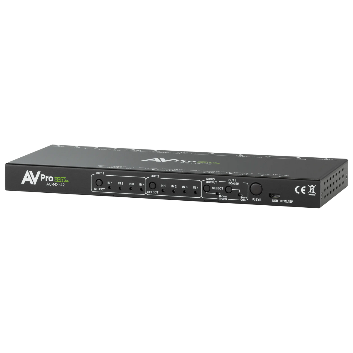 AVPro Edge AC-MX-42 - 18Gbps 4x2 Auto Switching HDMI Matrix Switcher