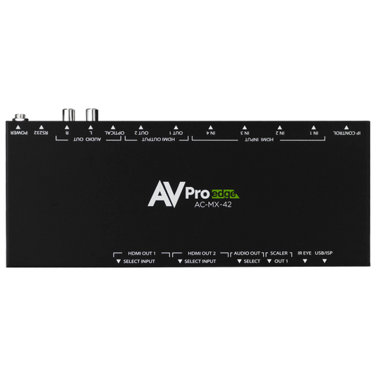 AVPro Edge AC-MX-42 - 18Gbps 4x2 Auto Switching HDMI Matrix Switcher