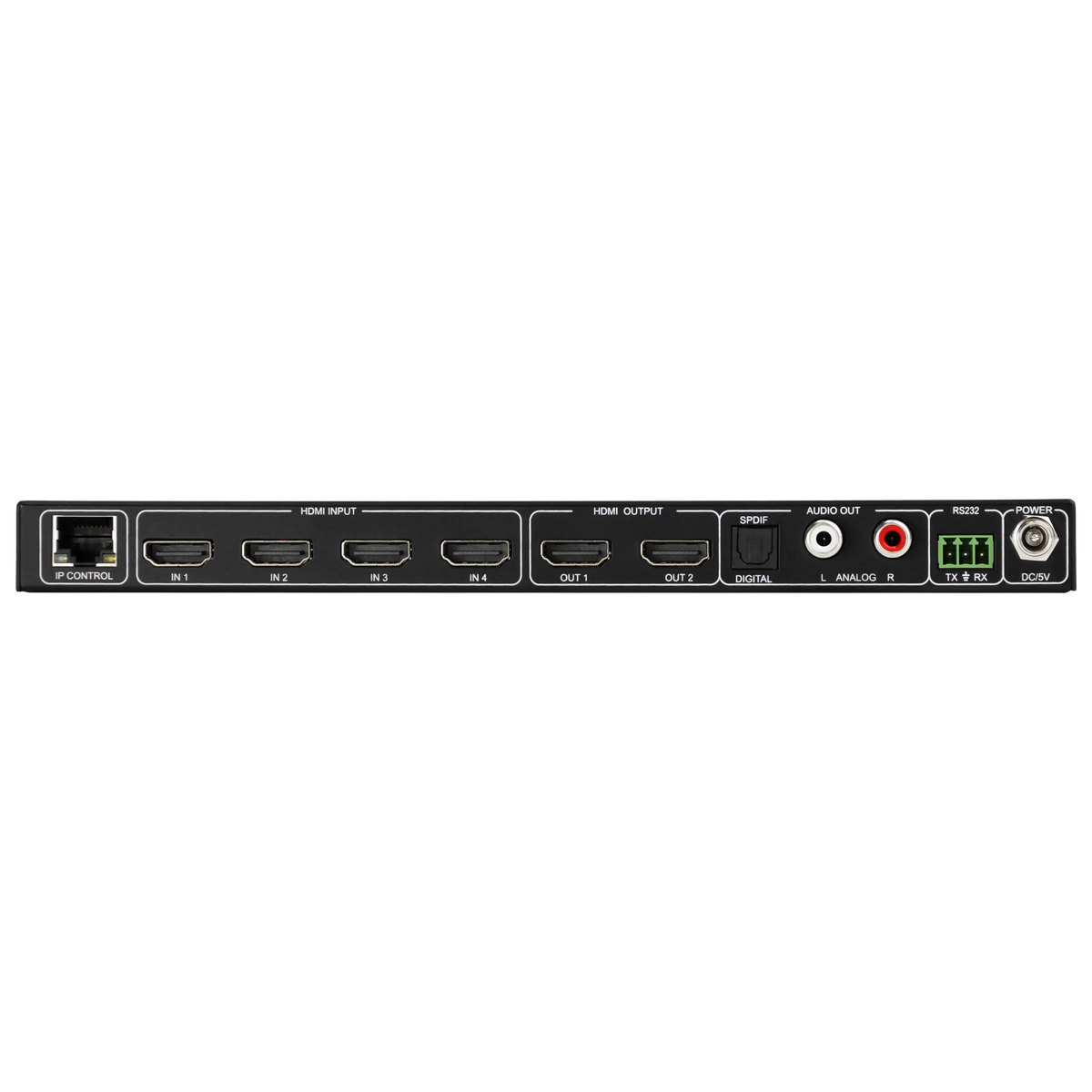 AVPro Edge AC-MX-42 - 18Gbps 4x2 Auto Switching HDMI Matrix Switcher