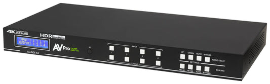 AVPro Edge AC-MX-44 - 18Gbps 4x4 HDMI Matrix Switch