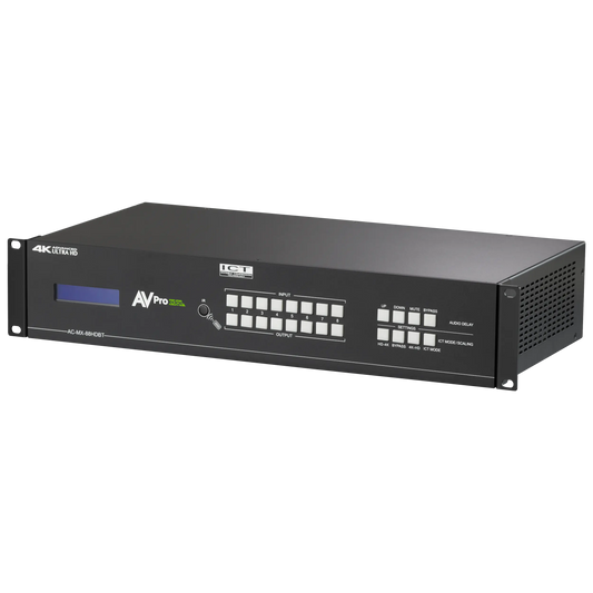 AVPro Edge AC-MX-88HDBT - 18Gbps 8x8 HDMI/HDBaseT Matrix Switch