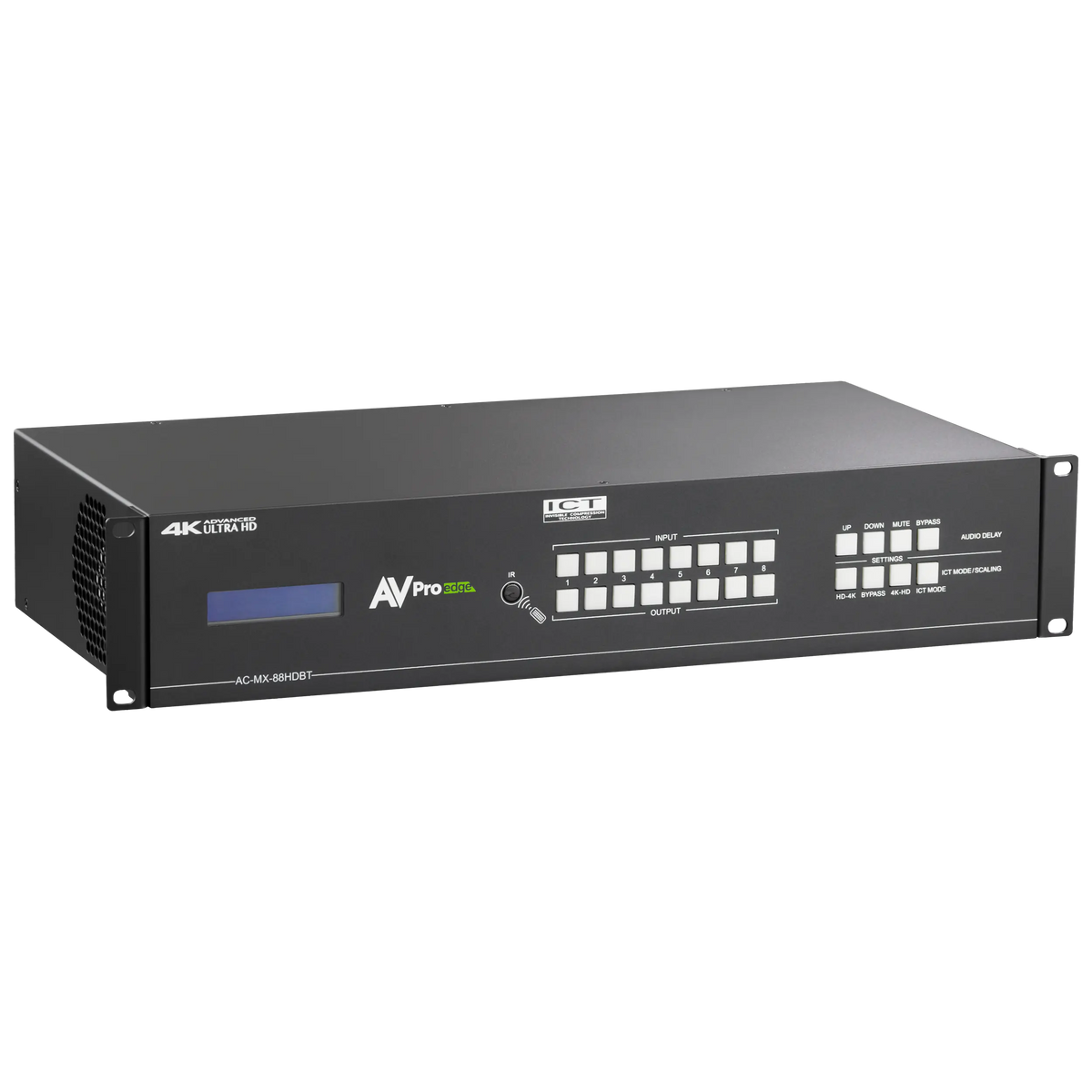 AVPro Edge AC-MX-88HDBT - 18Gbps 8x8 HDMI/HDBaseT Matrix Switch