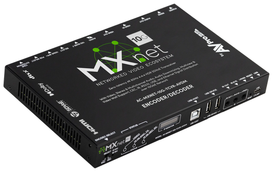 AVPro Edge AC-MXNET-10G-TCVR-AVDM - MXnet 10G SDVoE Transceiver with Downmixing
