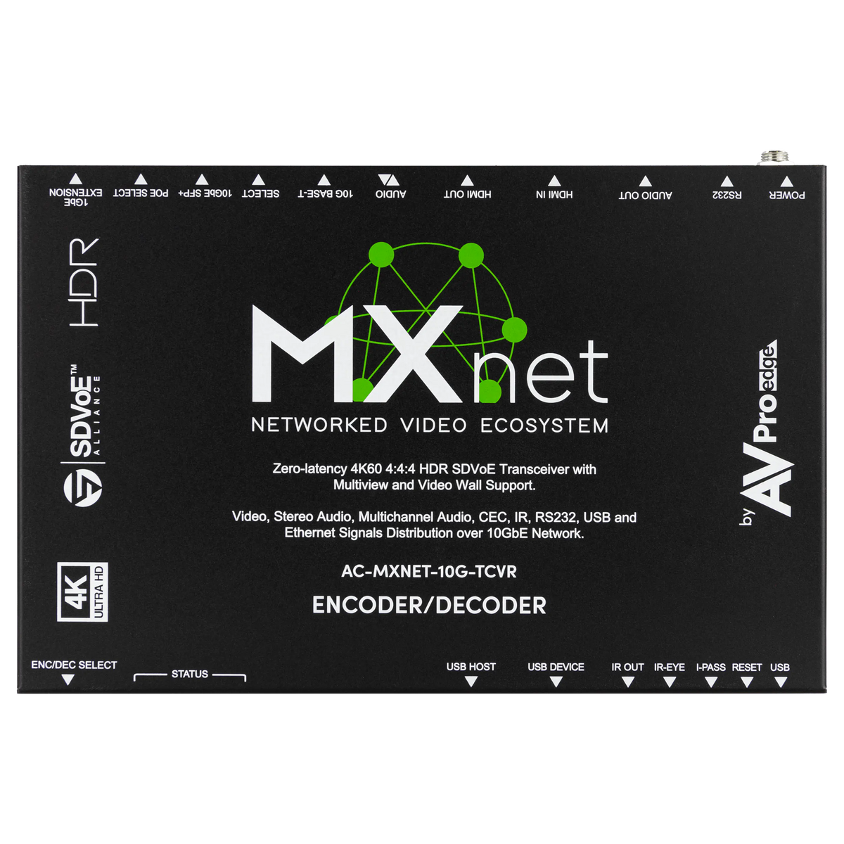 AVPro Edge AC-MXNET-10G-TCVRN- MXnet 10G SDVoE Transceiver