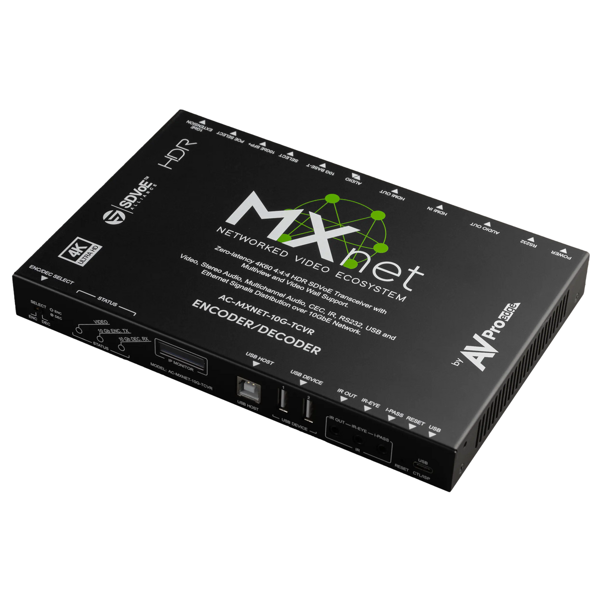 AVPro Edge AC-MXNET-10G-TCVRN- MXnet 10G SDVoE Transceiver