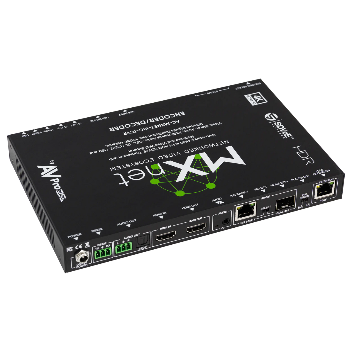 AVPro Edge AC-MXNET-10G-TCVRN- MXnet 10G SDVoE Transceiver