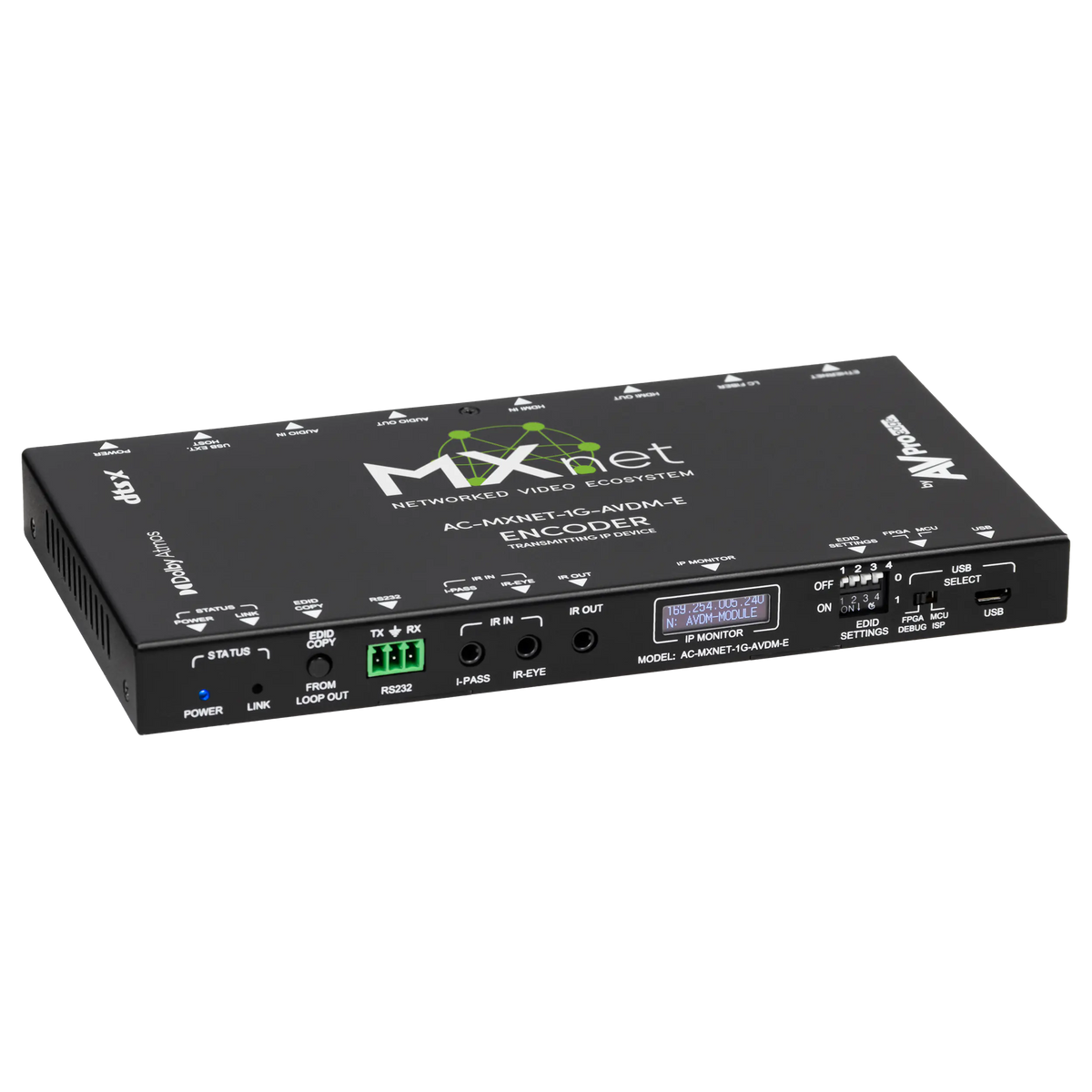 AVPro Edge AC-MXNET-1G-AVDM-E - MXnet 1G Downmixing Encoder