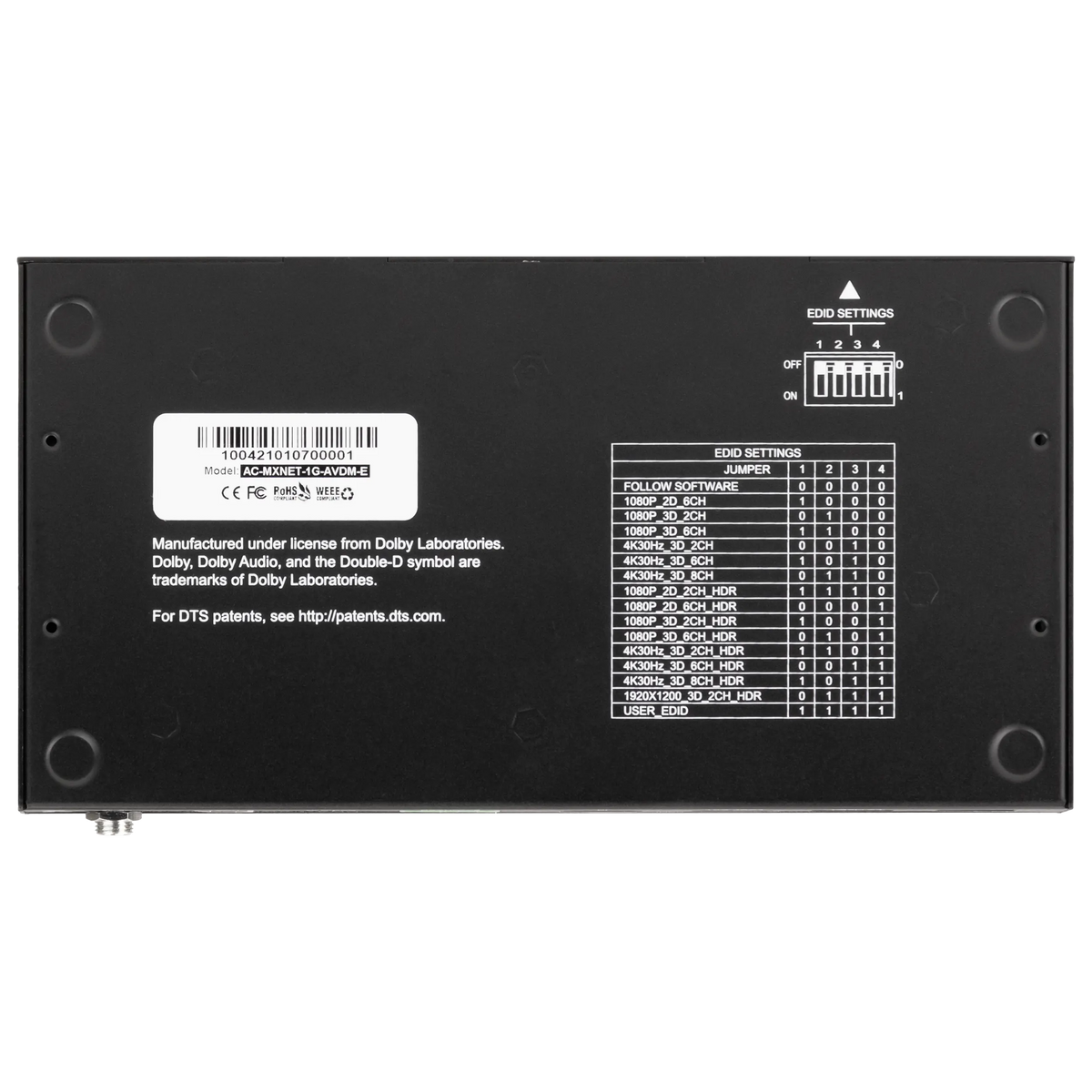 AVPro Edge AC-MXNET-1G-AVDM-E - MXnet 1G Downmixing Encoder