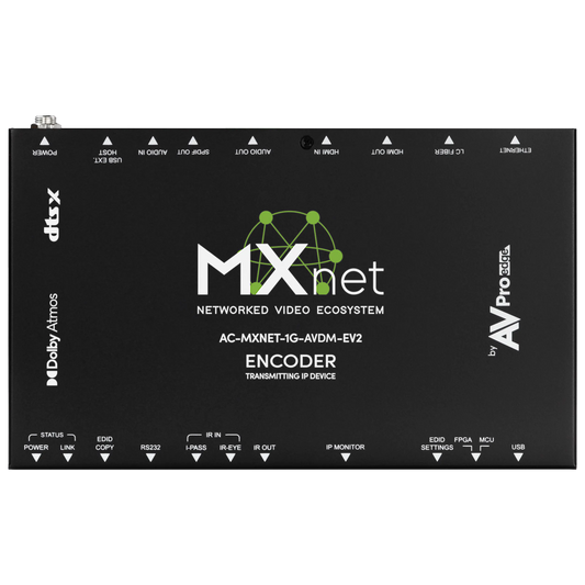 AVPro Edge AC-MXNET-1G-AVDM-EV2 - MXnet 1G Evolution II Downmixing Encoder