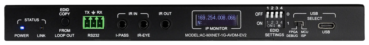 AVPro Edge AC-MXNET-1G-AVDM-EV2 - MXnet 1G Evolution II Downmixing Encoder