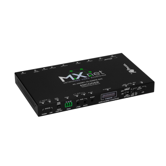AVPro Edge AC-MXNET-1G-DANTE-EV2 - MXnet 1G Evolution II Encoder with Dante