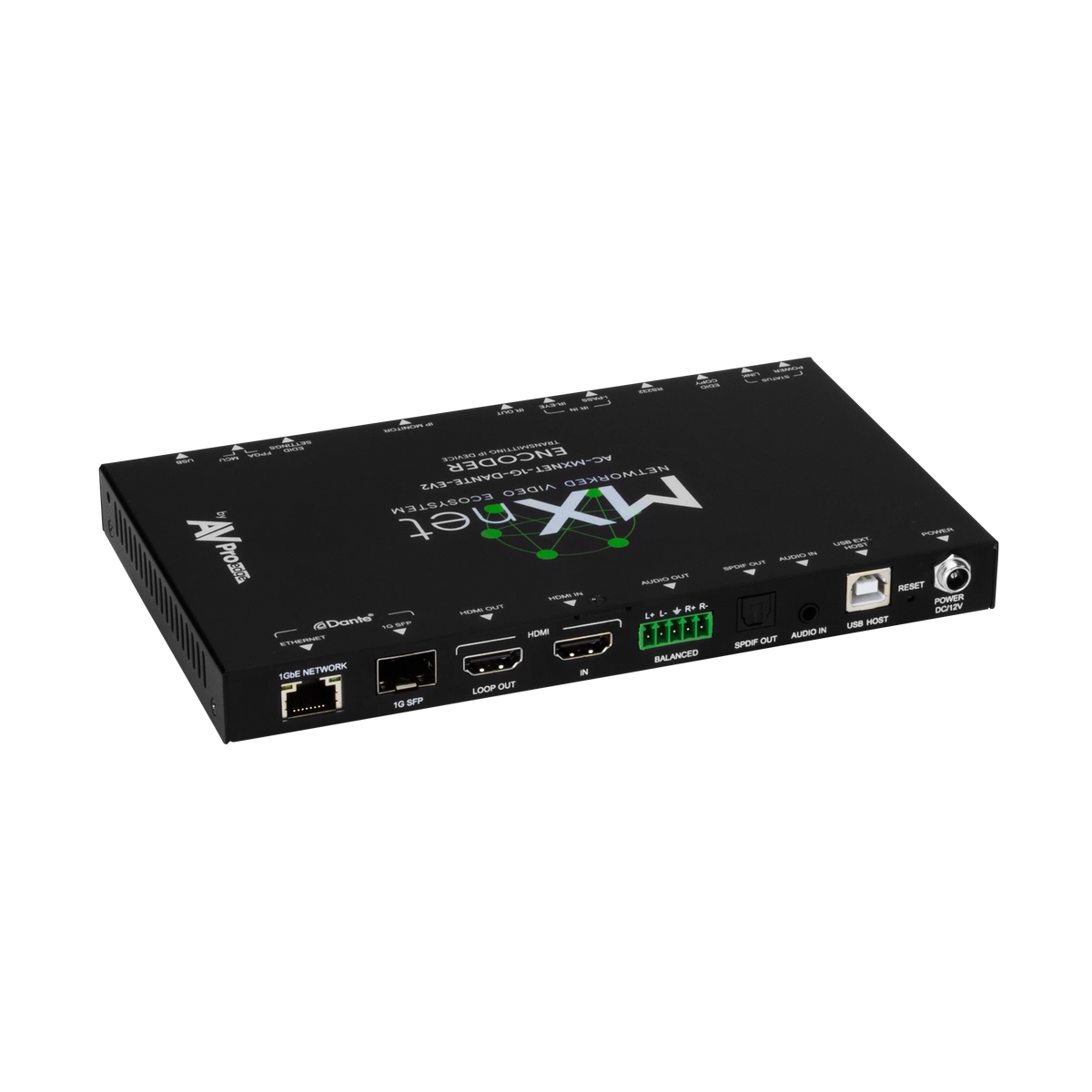 AVPro Edge AC-MXNET-1G-DANTE-EV2 - MXnet 1G Evolution II Encoder with Dante
