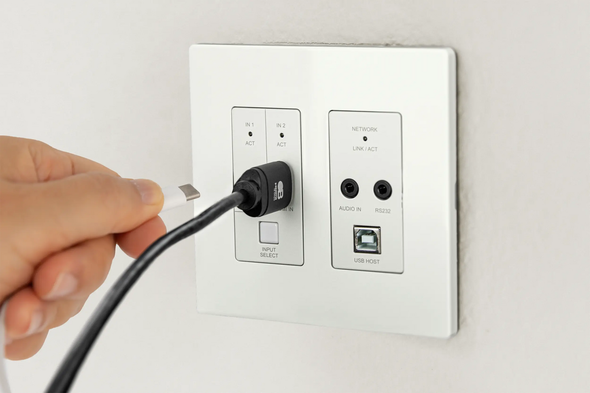 AVPro Edge AC-MXNET-1G-EV2WP - MXnet 1G Evolution II Wall Plate Encoder