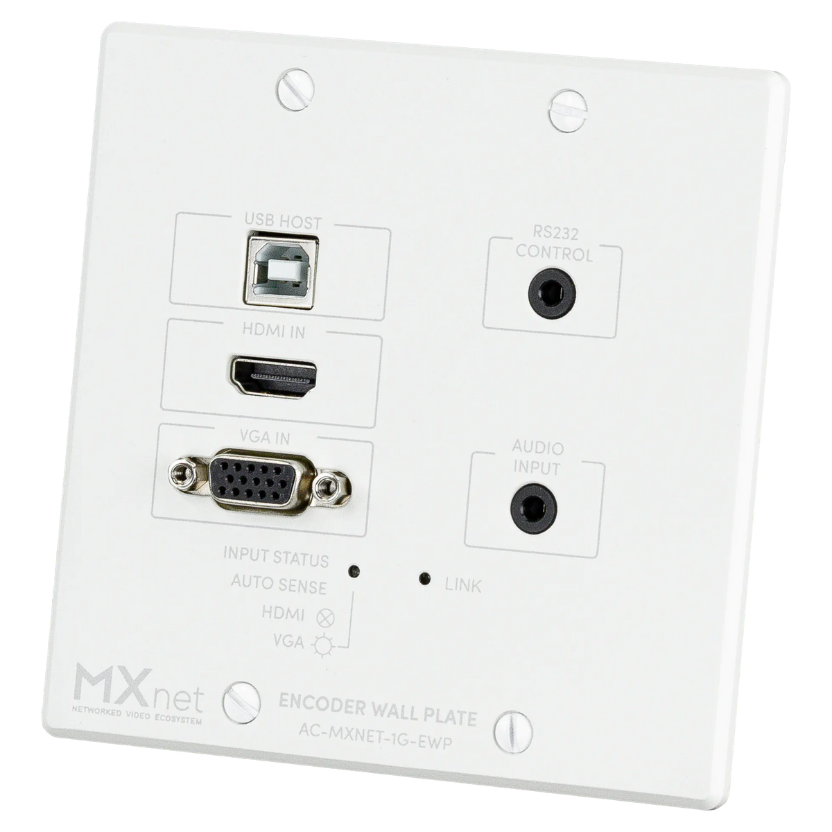 AVPro Edge AC-MXNET-1G-EWP - MXnet 1G Wall Plate Encoder