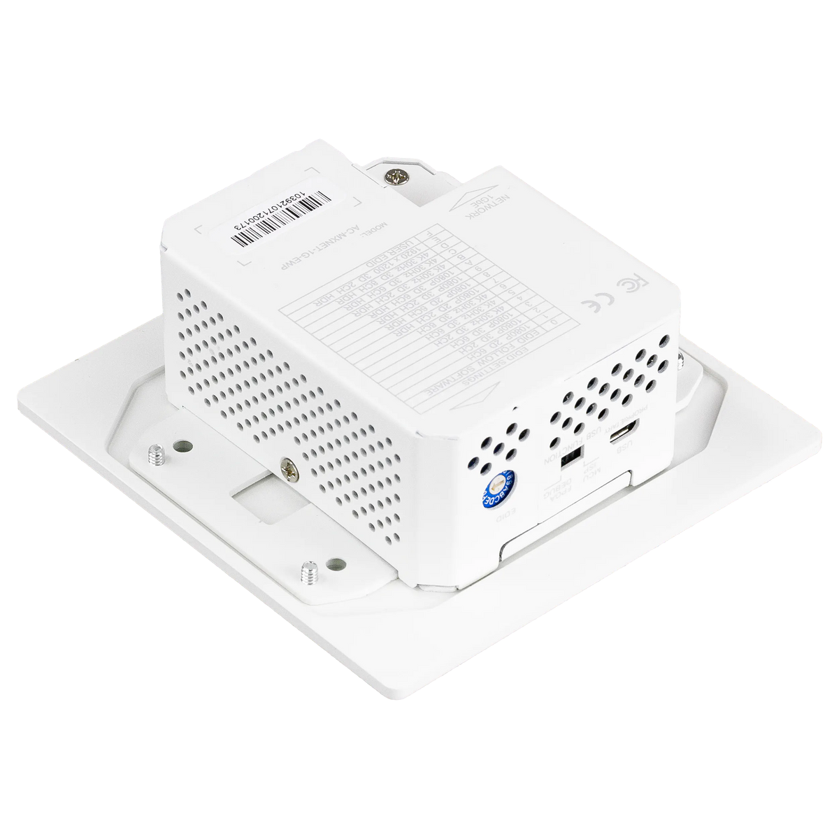 AVPro Edge AC-MXNET-1G-EWP - MXnet 1G Wall Plate Encoder