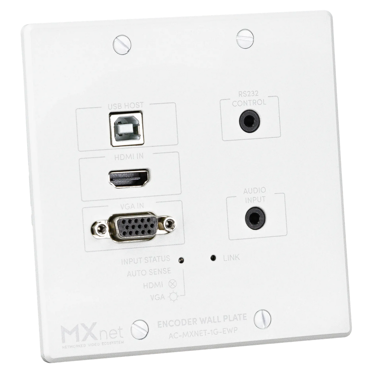 AVPro Edge AC-MXNET-1G-EWP - MXnet 1G Wall Plate Encoder