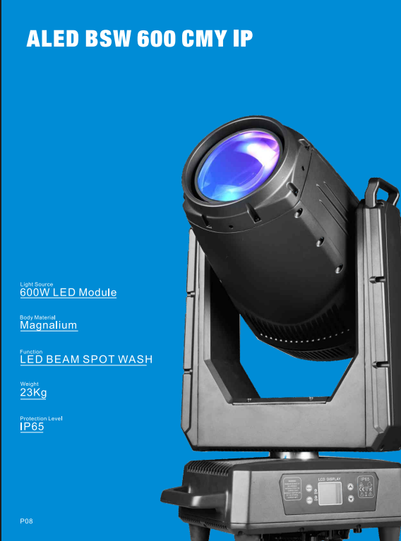 Meanreal  ALED BSW 600 IP - Led Wash Lights