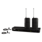 Shure BLX188UK/CVLX-K14 Dual Wireless Lavalier Microphone System with 2 Mics for Presentations