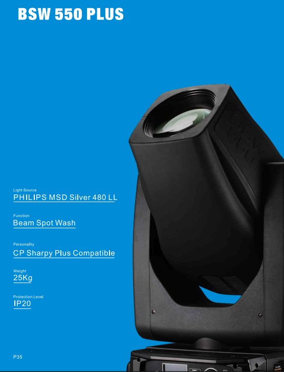 Meanreal BSW 550 Plus - Moving Head Lights