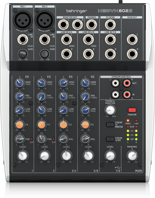 Behringer XENYX 802S - Live Streaming Mixer