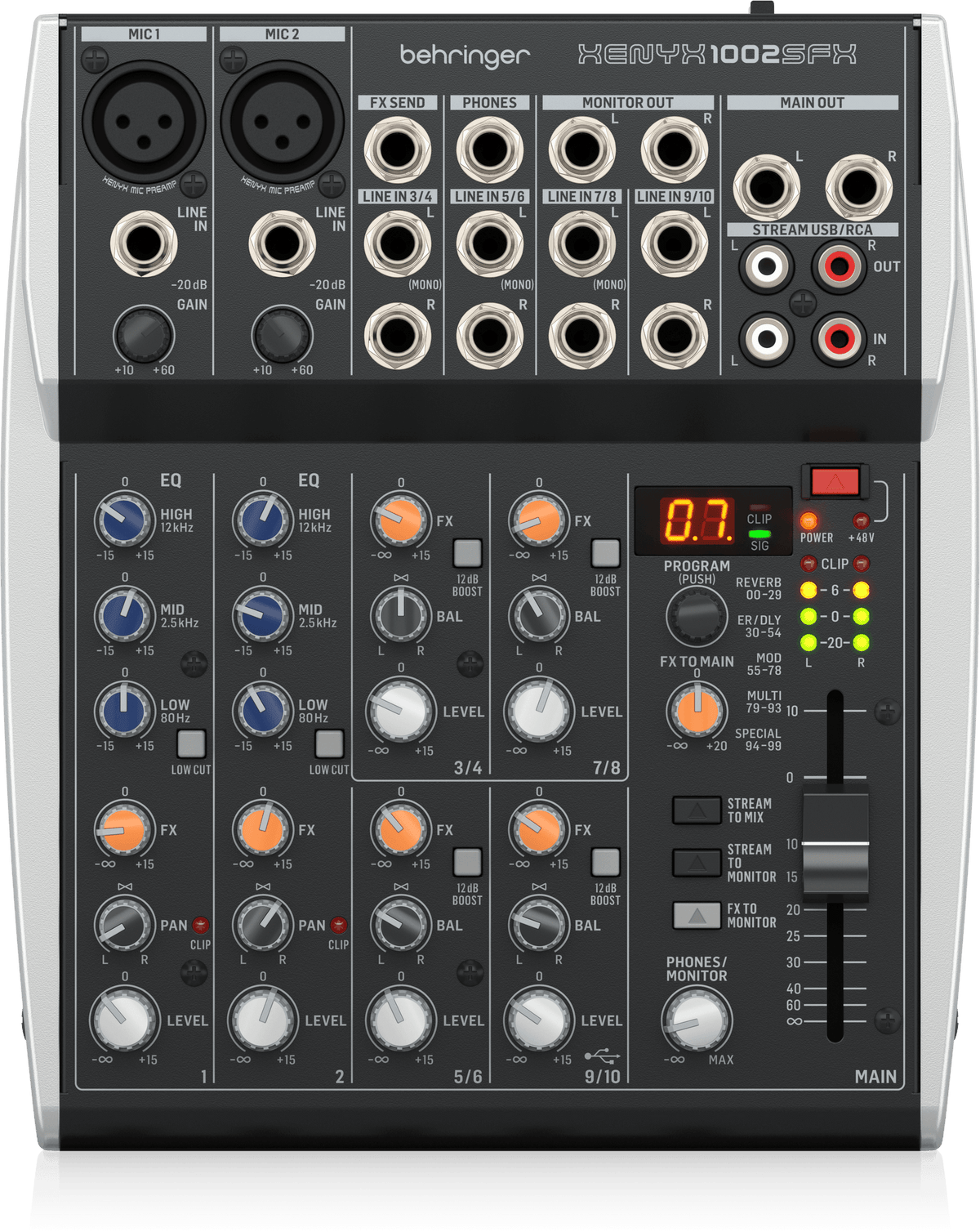 Behringer Xenyx 1002SFX - Analog Mixer