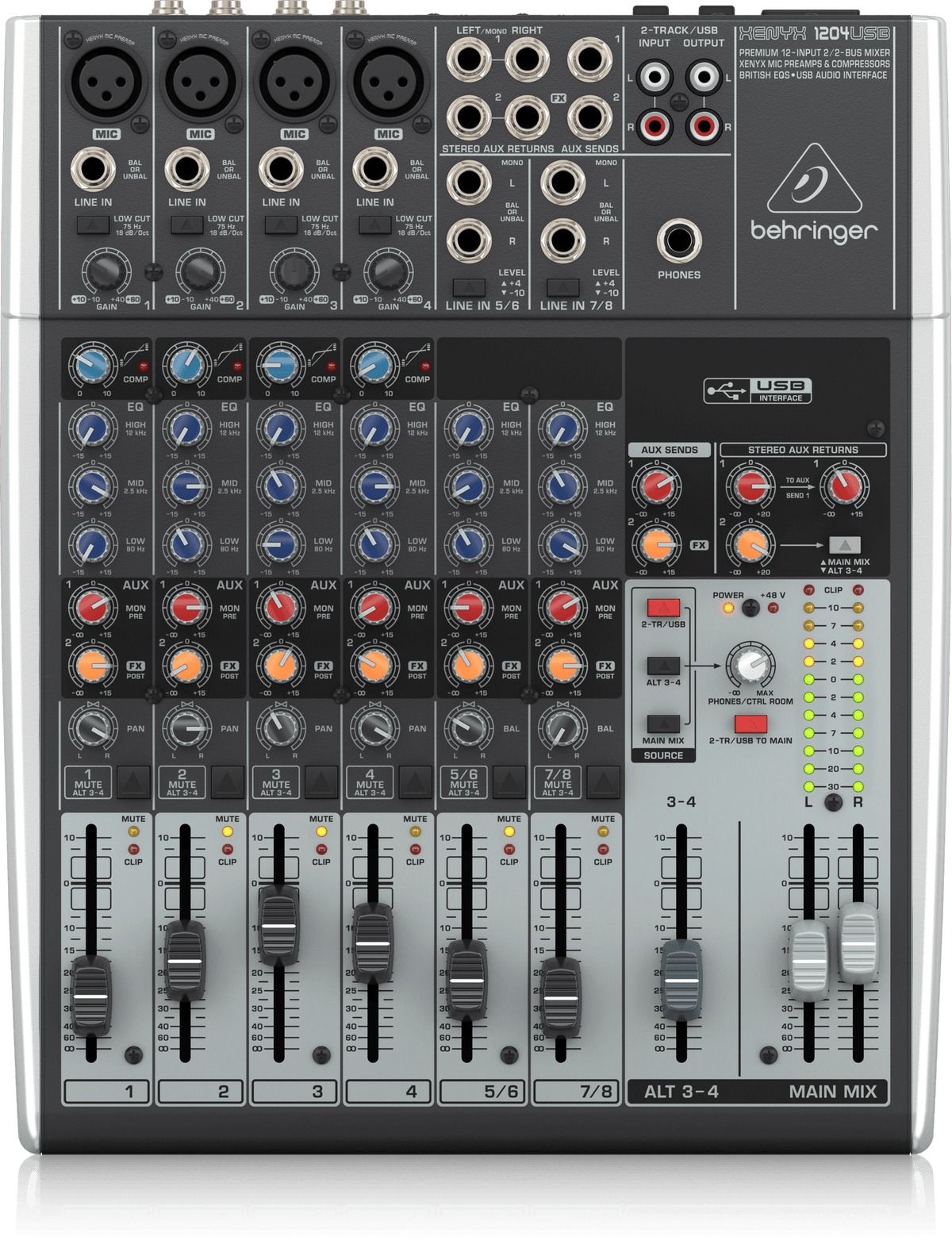 Behringer Xenyx 1204USB - Analog Mixer