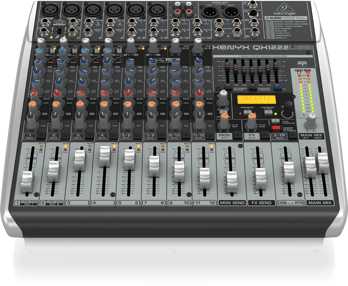 Behringer Xenyx QX1222USB - Analog Mixer
