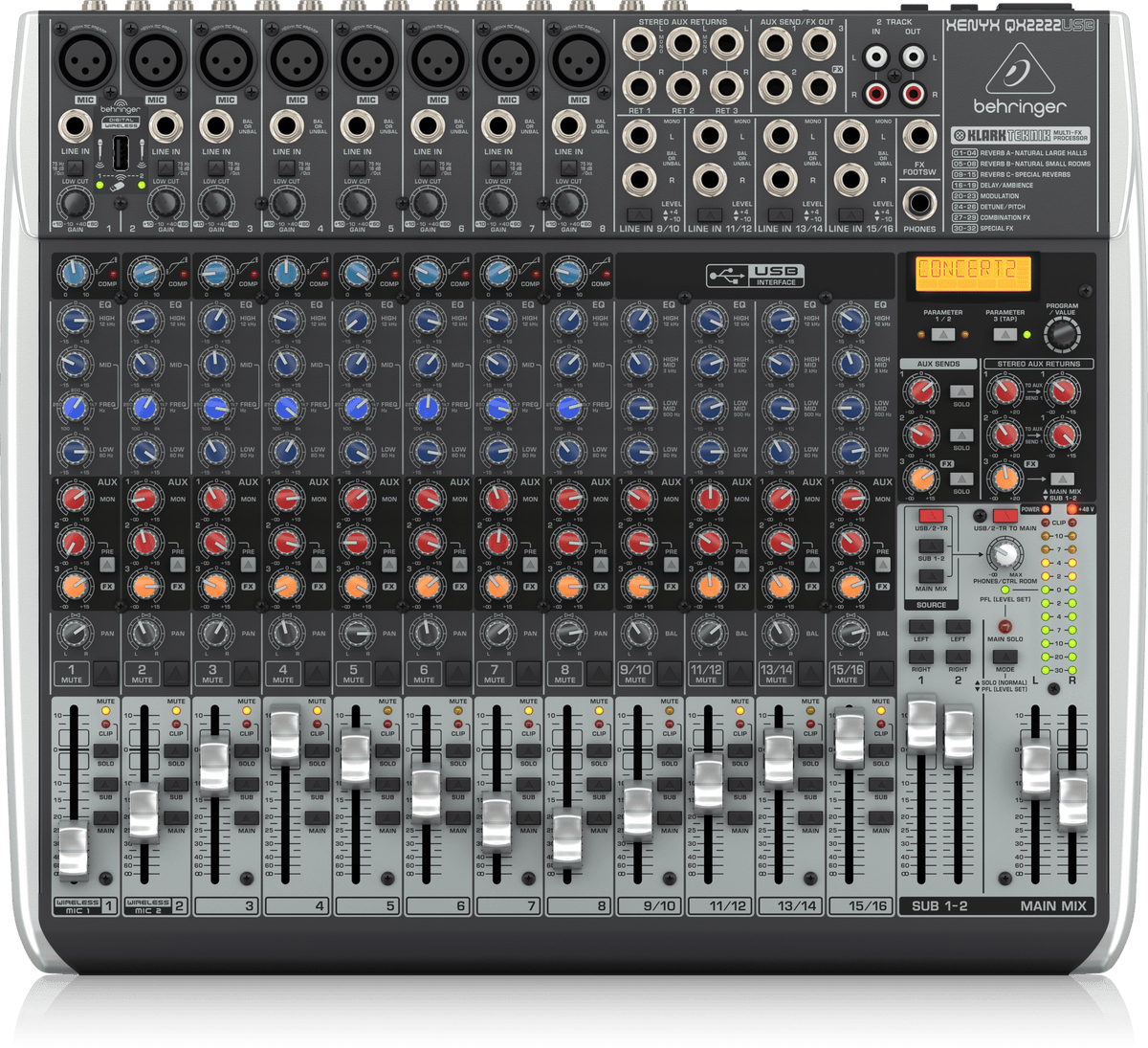 Behringer Xenyx QX2222USB - Analog Mixer