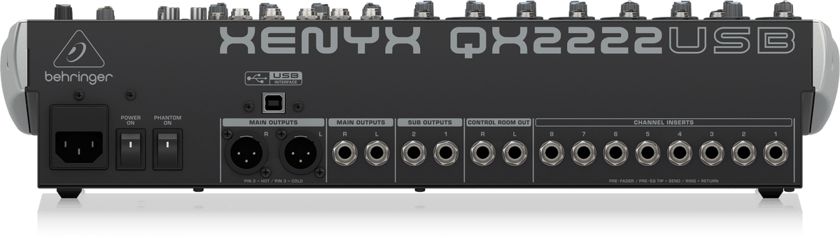 Behringer Xenyx QX2222USB - Analog Mixer