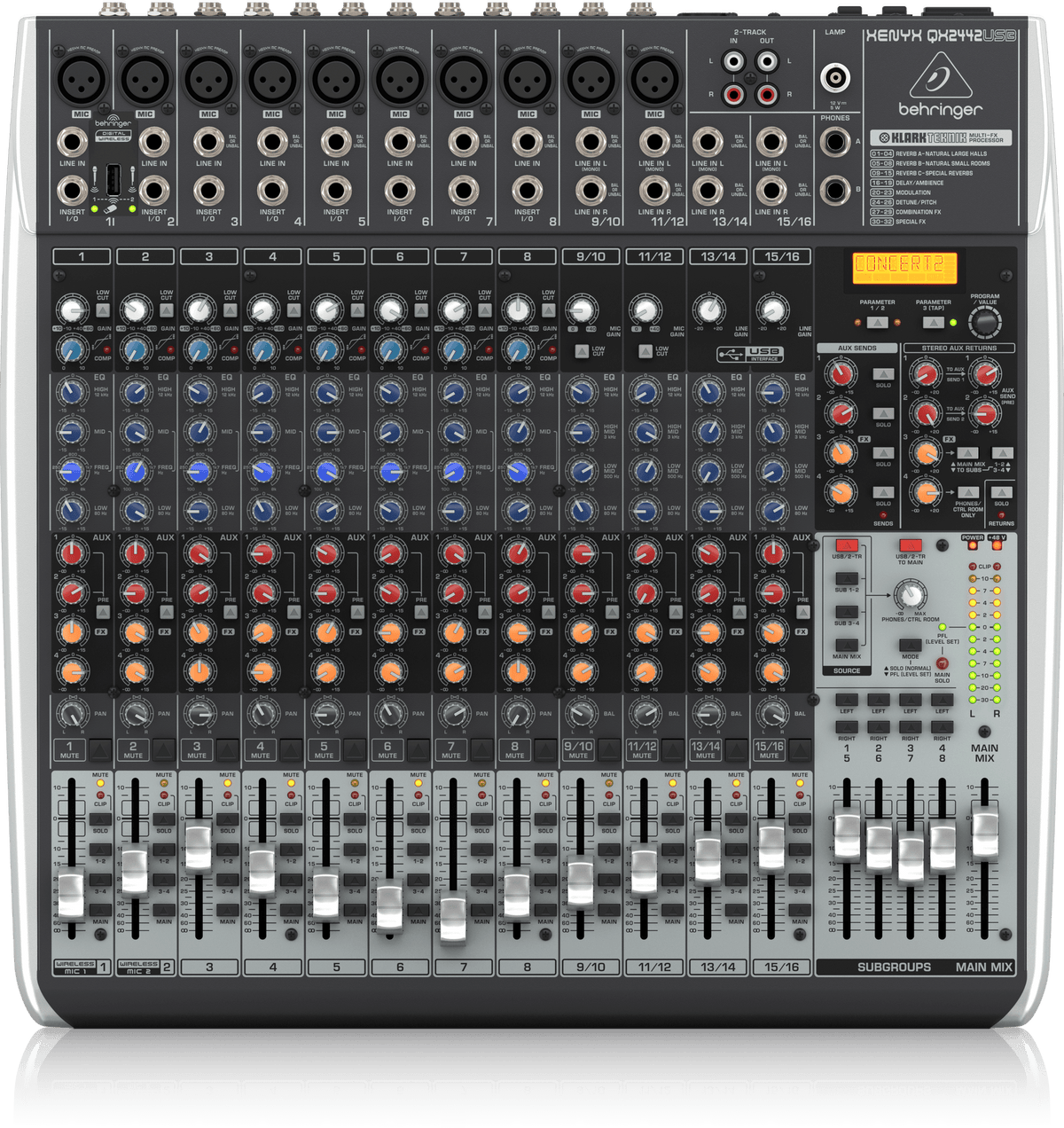 Behringer Xenyx QX2442USB - Analog Mixer
